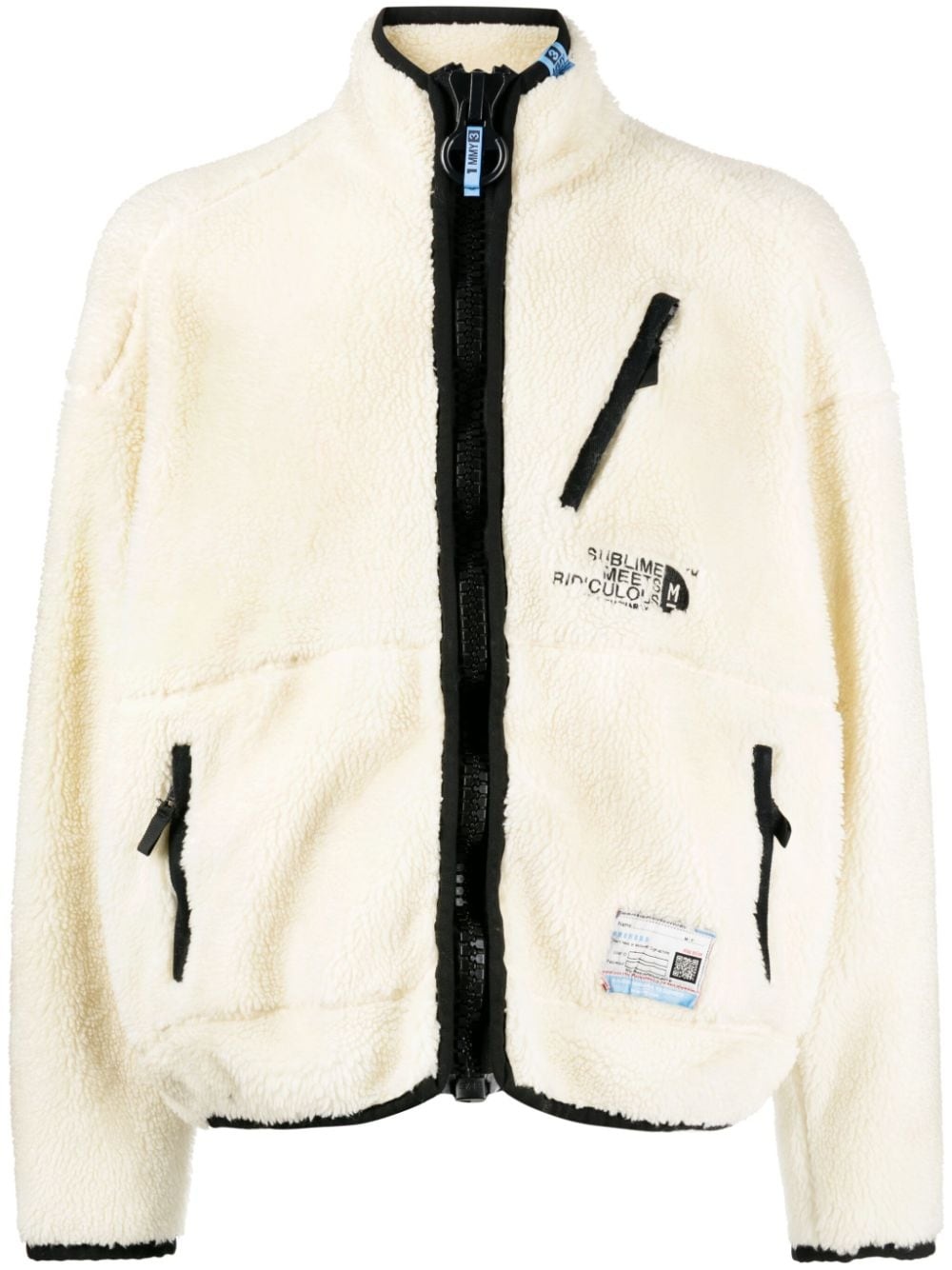 Boa logo-embroidered fleece jacket - 1