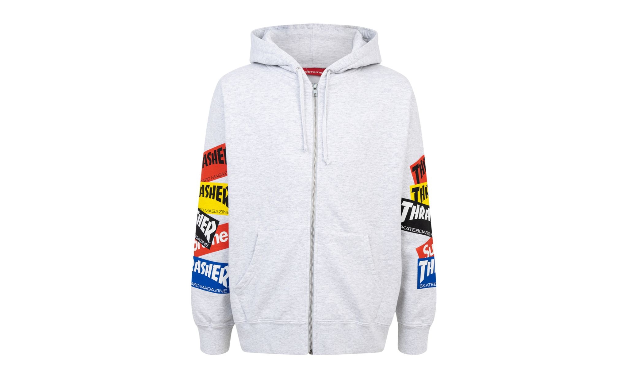 Thrasher Multi Logo Zip Up Hoodie "FW 21" - 1