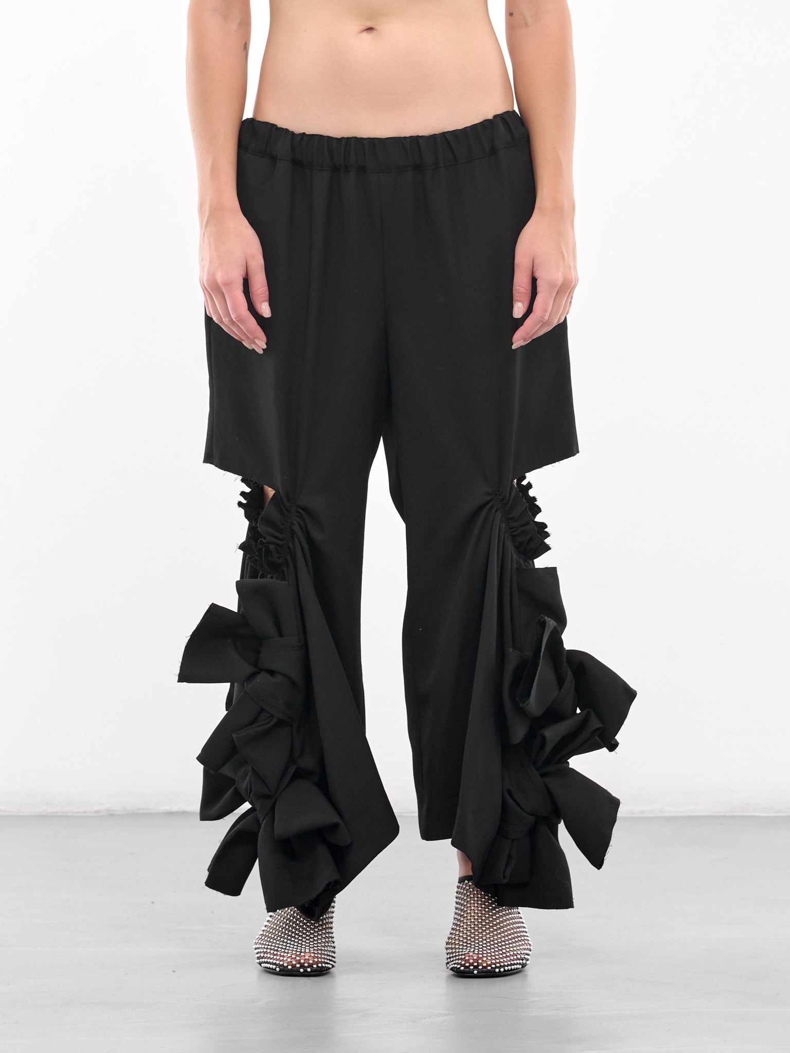 Deconstructed Draping Trousers - 1