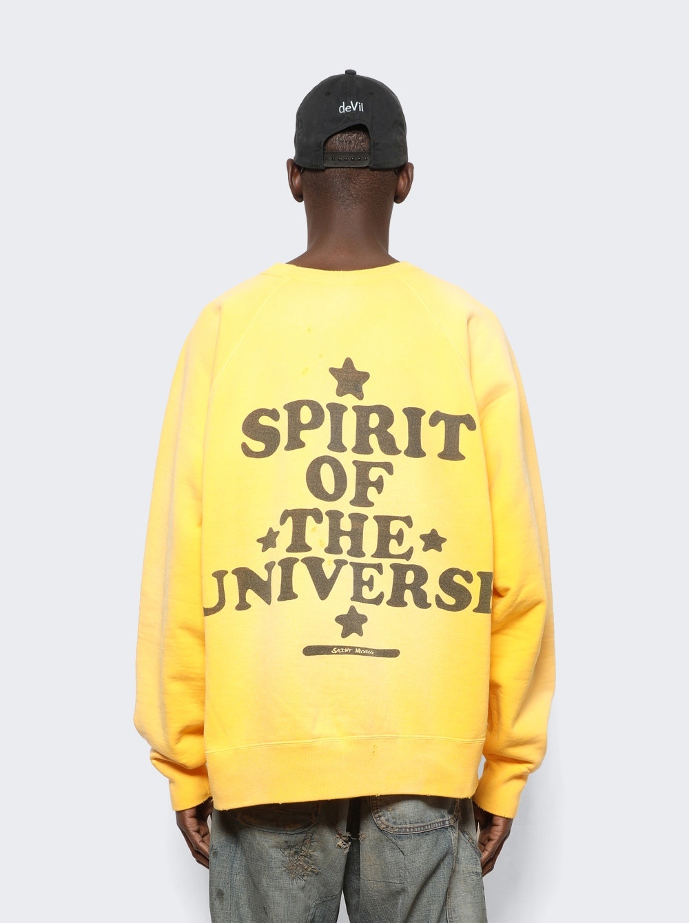 Cow Sweatshirt Yellow - 5