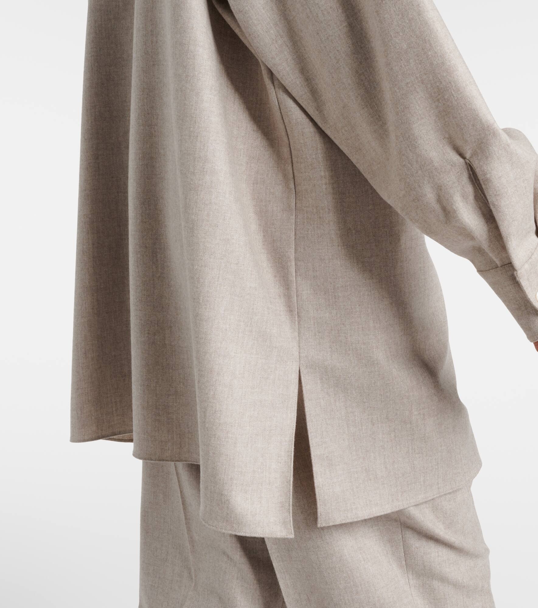 Komako wool and cashmere shirt - 6