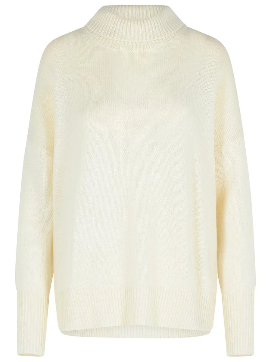 Lisa Yang 'Heidi' Cream Cashmere Sweater - 1