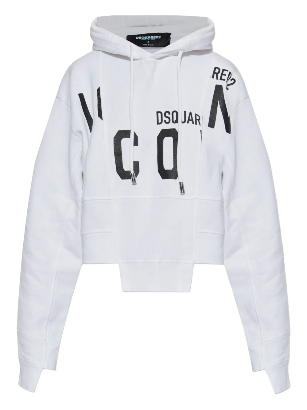 Dsquared2 Women Cotton Cropped Hoodie - 1