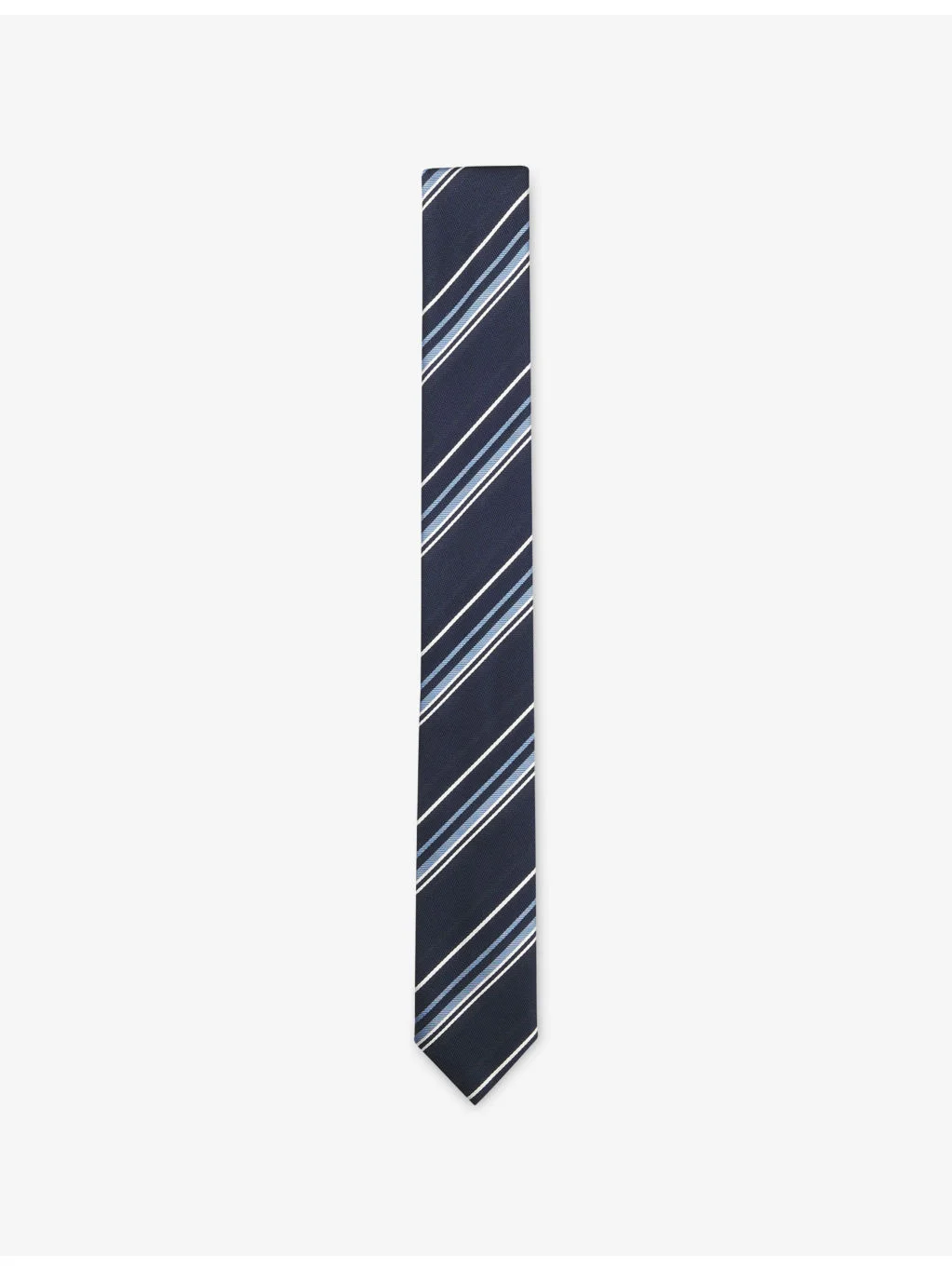 Striped Silk-Blend Tie - 1