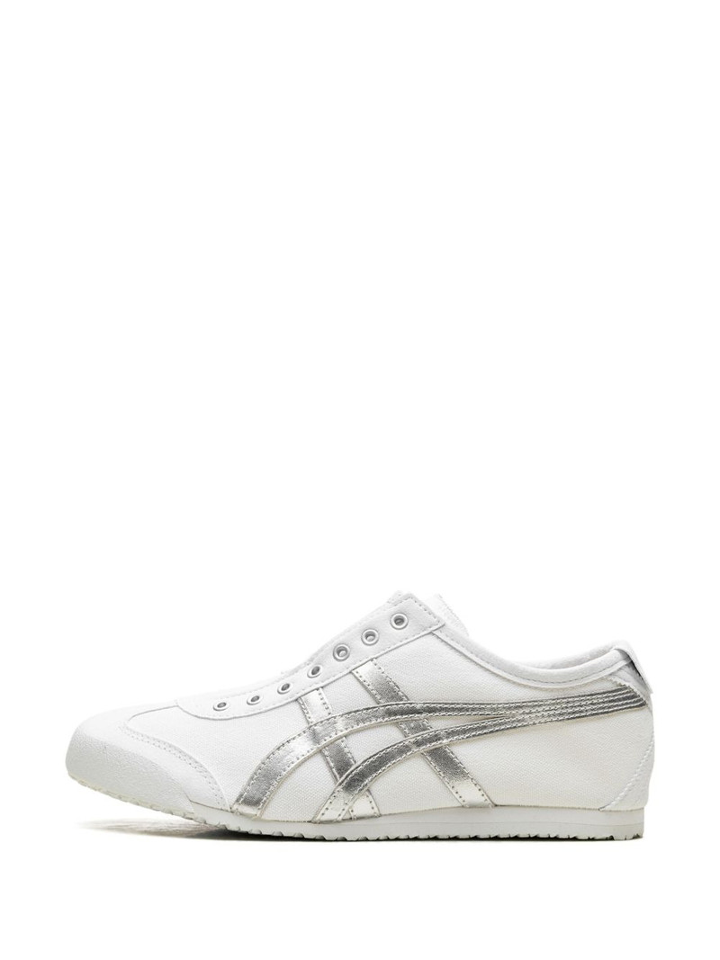 Mexico 66 "White/Pure Silver" slip-on sneakers 5