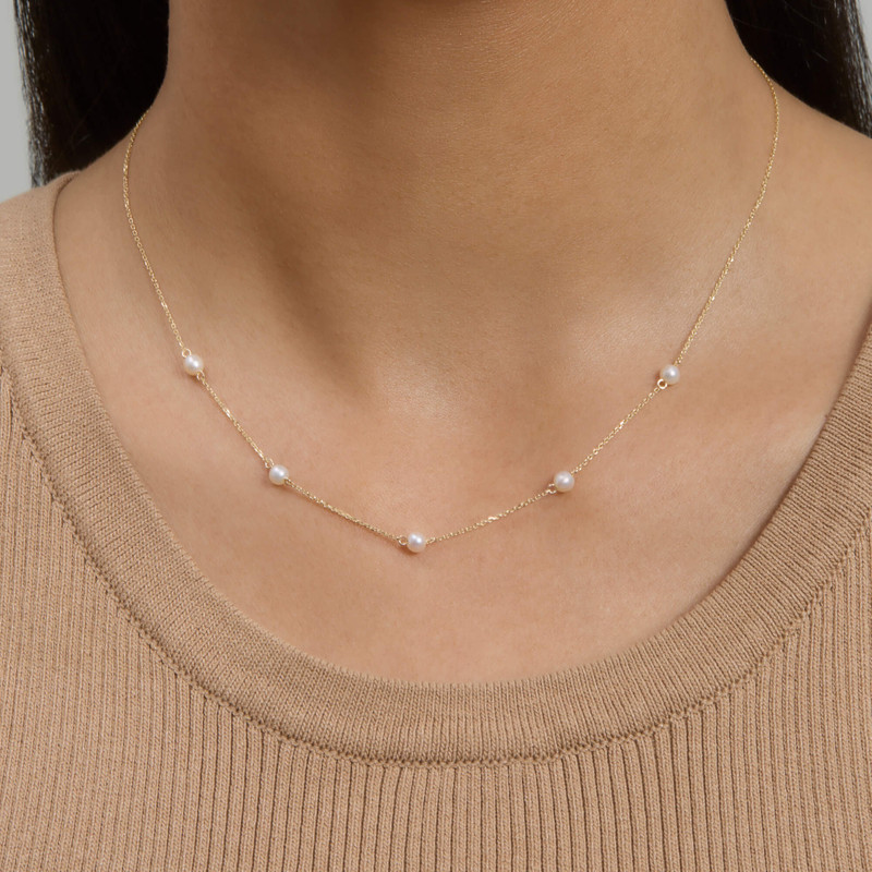 STONE AND STRAND Lucky Pearl Necklace outlook