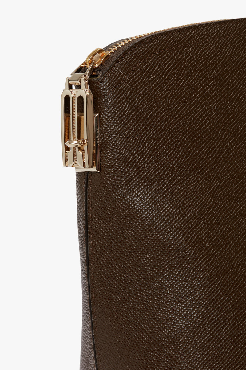 Victoria Beckham Victoria Bag In Khaki Leather outlook