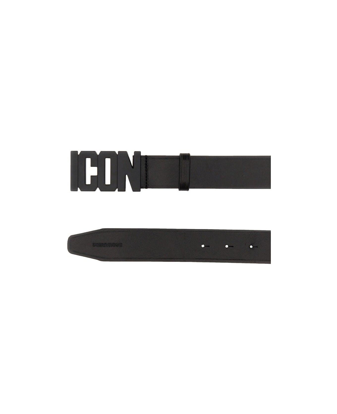 Icon Plaque Buckle Belt - 3