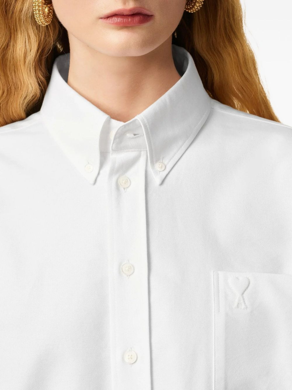 Ami de Coeur cropped shirt - 3