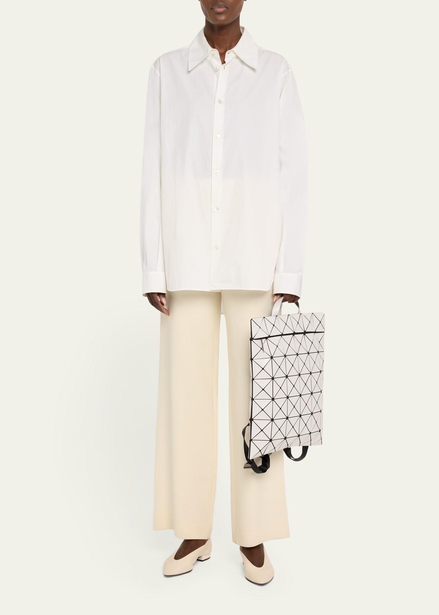 Flat Geometric Backpack - 6