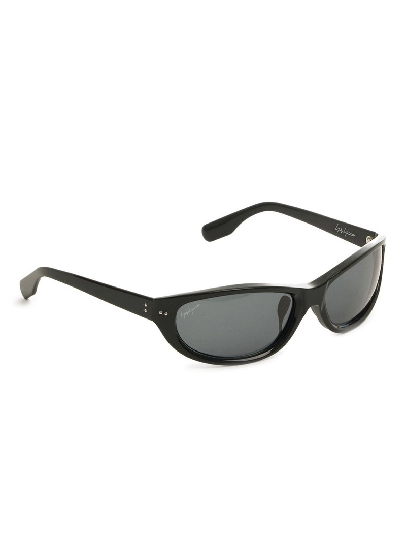 Yohji Yamamoto oval-frame sunglasses outlook