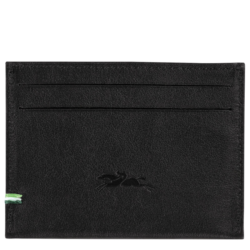 Longchamp Longchamp sur Seine Card holder Black - Leather outlook
