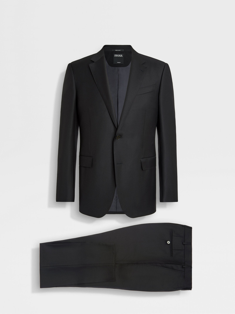 BLACK TROFEO™ WOOL SUIT - 1