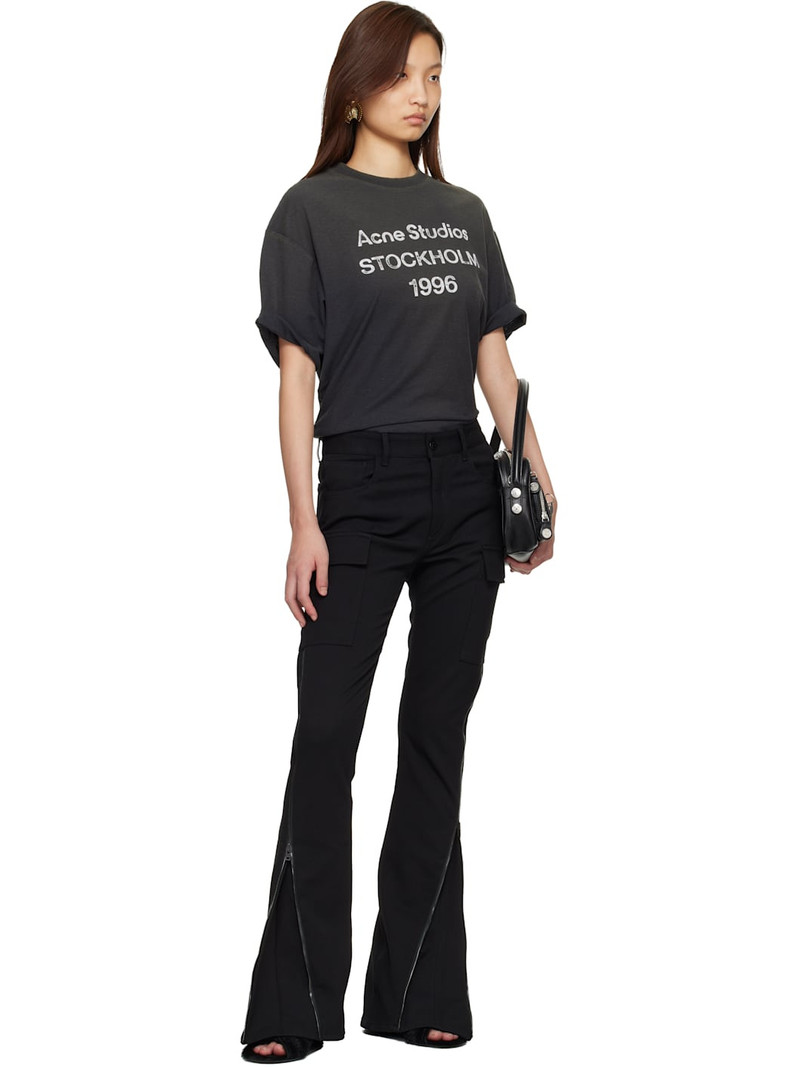 Acne Studios Black Twill Suit Trousers outlook