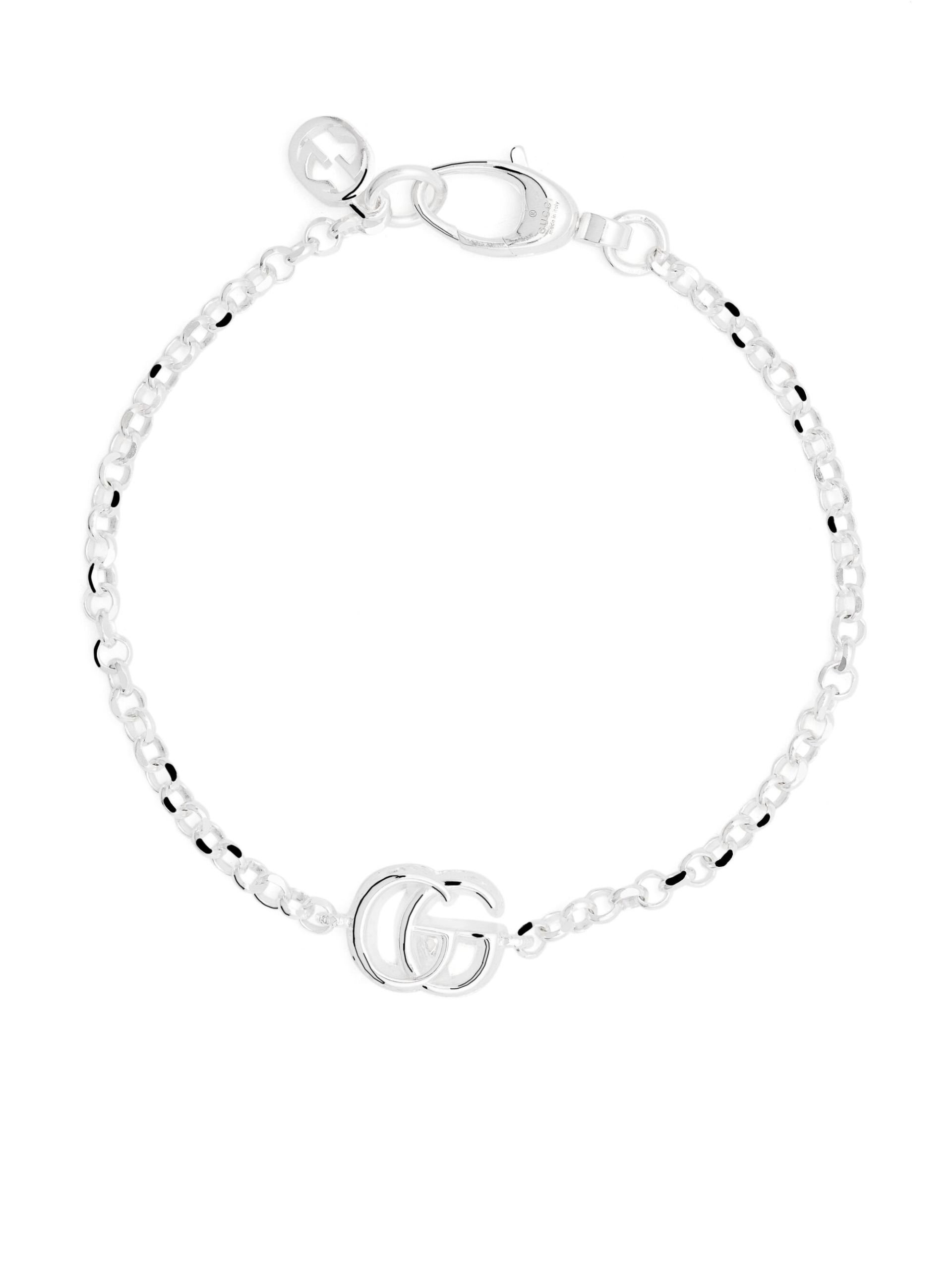 Sterling Silver GG Marmont Bracelet - 1