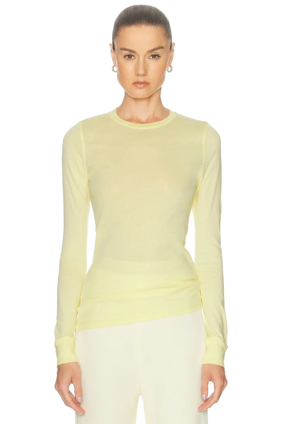 Fitted Long Sleeve Tee - 1