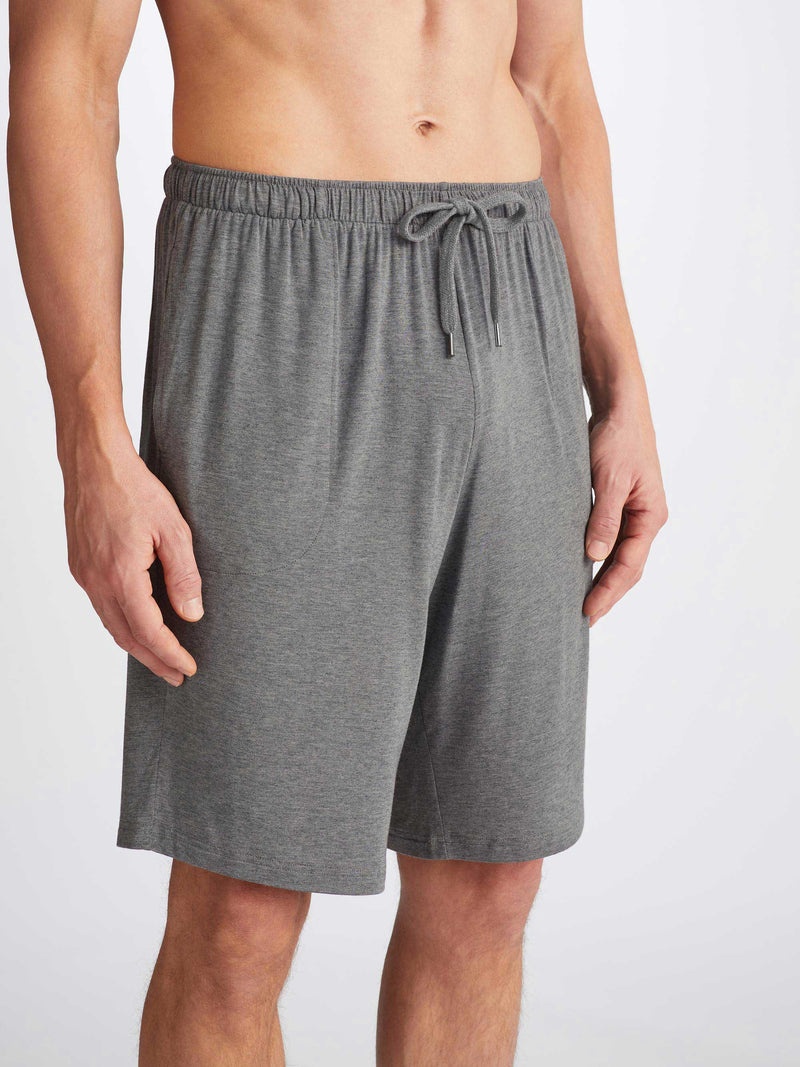 Men's Lounge Shorts Marlowe Micro Modal Stretch Charcoal - 5