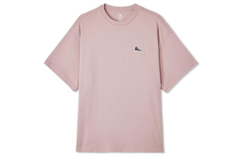 Converse Chuck Taylor Sneaker Patch Crew Neck T-Shirt 'Pink' 10023850-A01 - 1