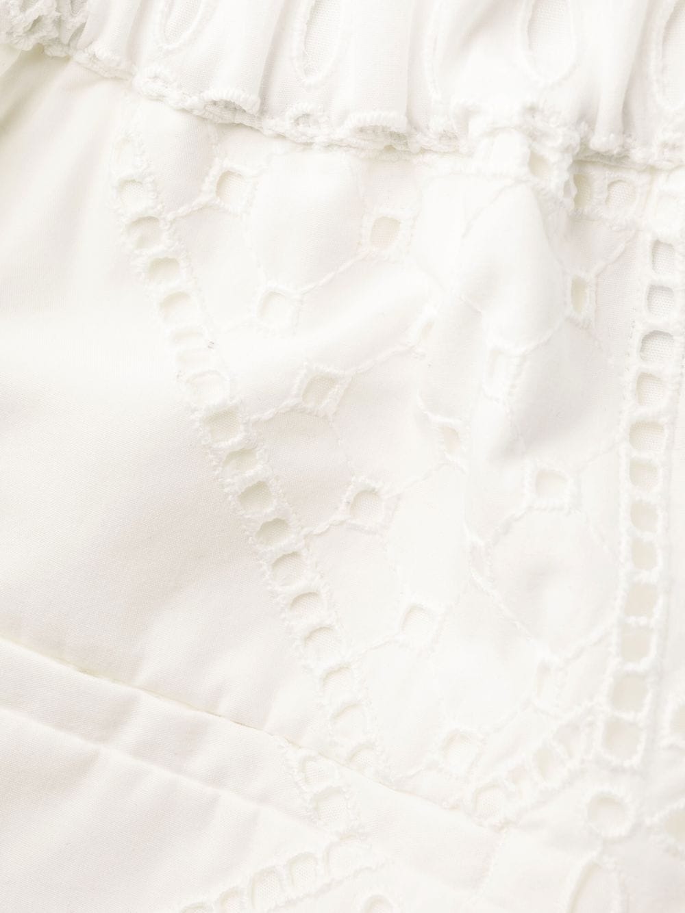 embroidered cotton-blend culottes - 6
