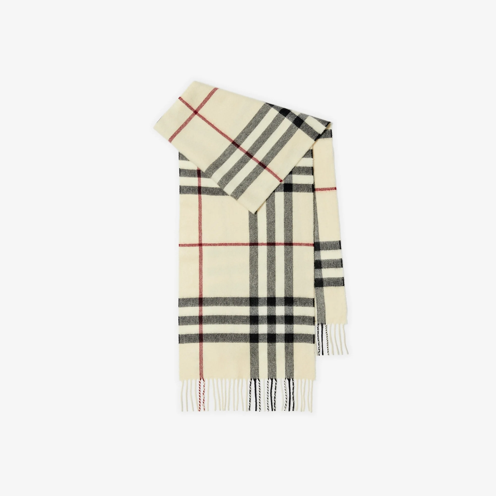 Burberry Check Cashmere Scarf - 1