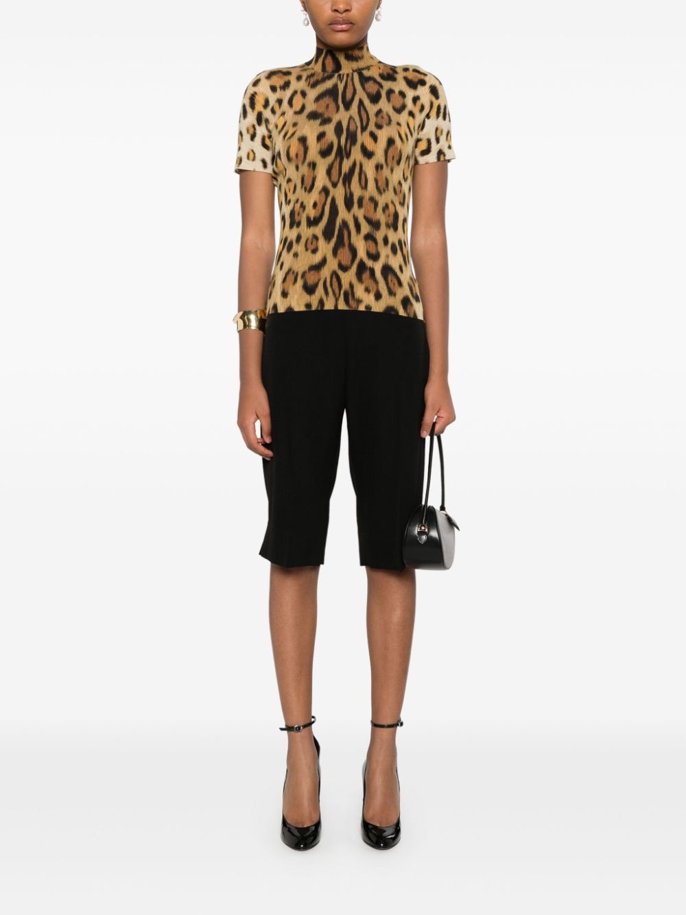 jaguar-pattern T-shirt - 2
