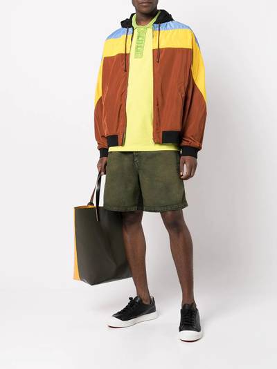 Marni cotton track shorts outlook