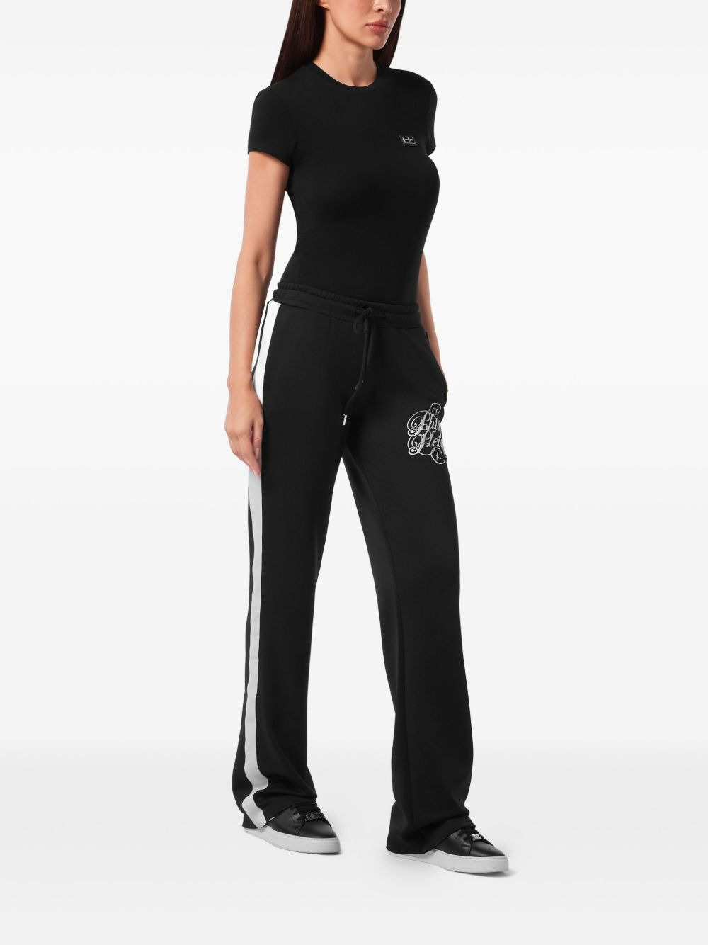 drawstring-waistband trousers - 2