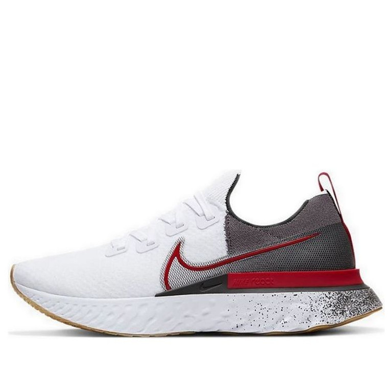 Nike React Infinity Run Flyknit 'White University Red' CW5245-100 - 1