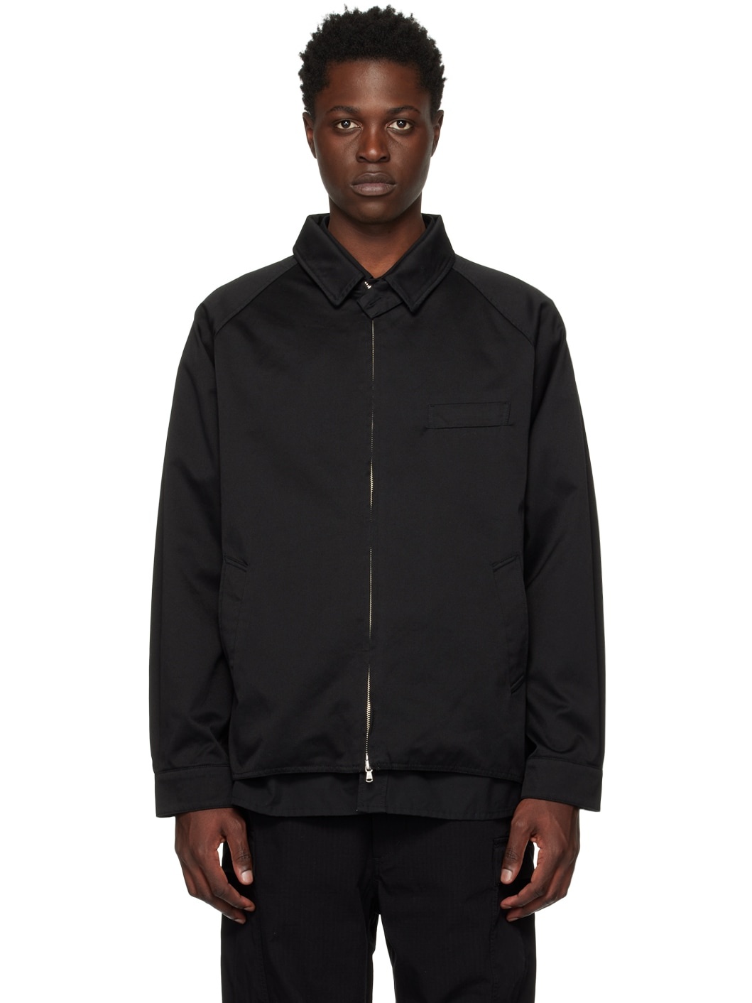 Black Crew Jacket - 1