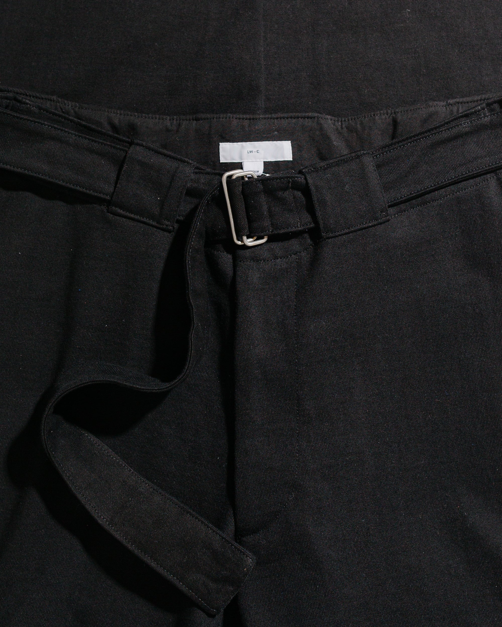 Belted Jersey Trouser Black - 5