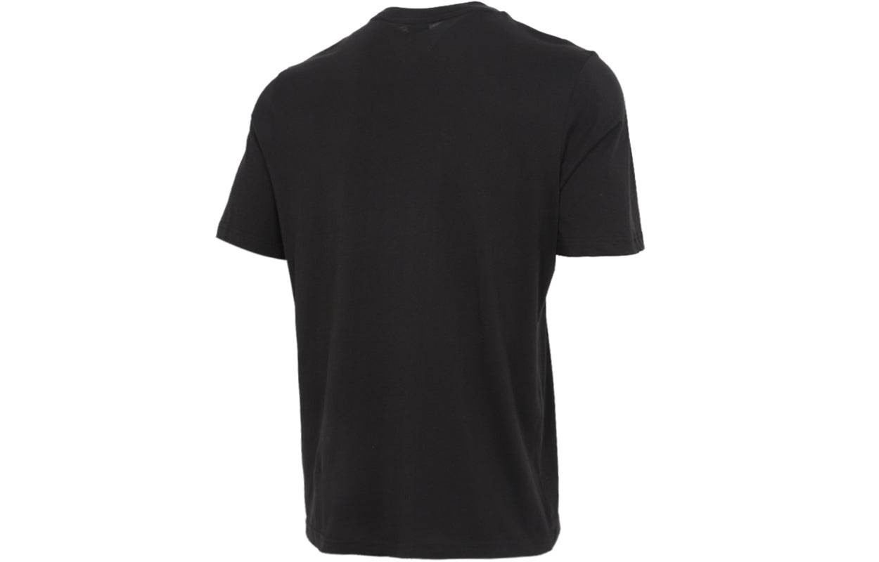 PUMA Offbeat Paisley Chest Logo T-shirt 'Black' 532653-01 - 2