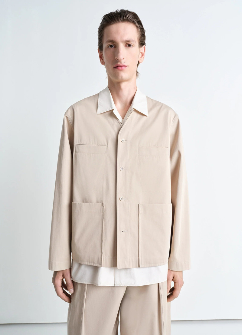 Lemaire COLLARLESS OVERSHIRT outlook