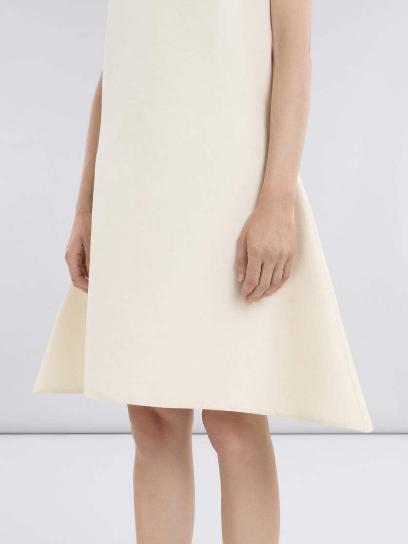 LOOSE FIT COTTON DRESS WITH MARNI SYMBOL - 5