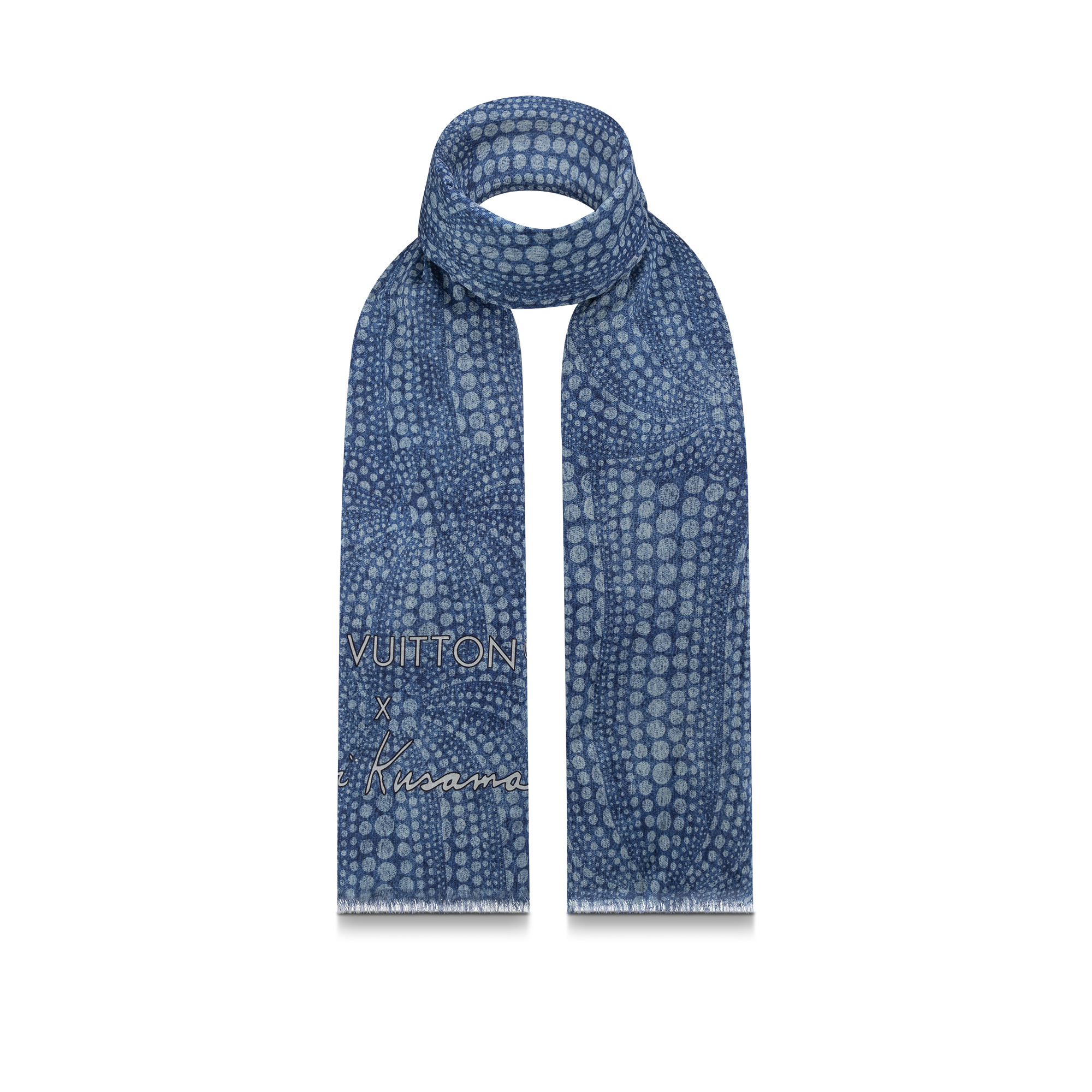 LV x YK Denim Pumpkin Stole - 5