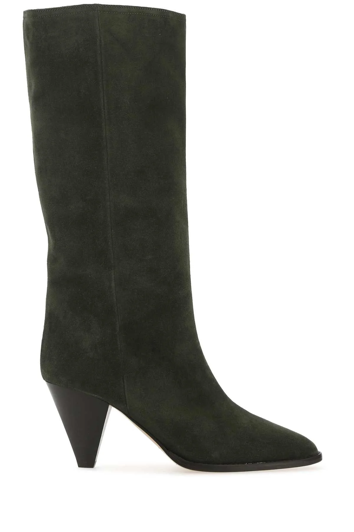 Isabel Marant Women Dark Green Suede Lispa Boots - 1