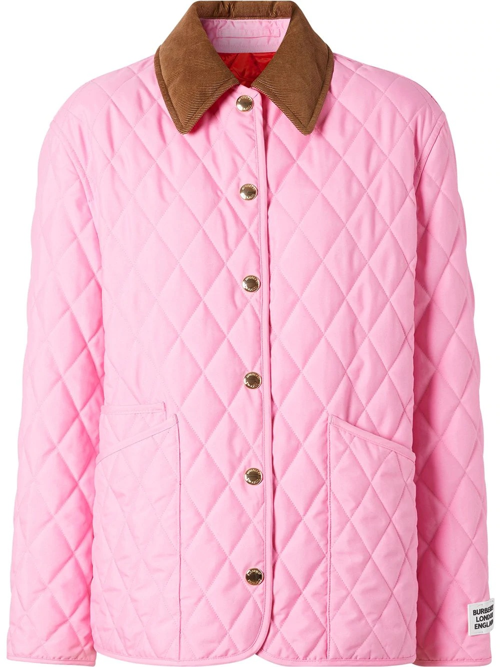 diamond quilted jacket - 1