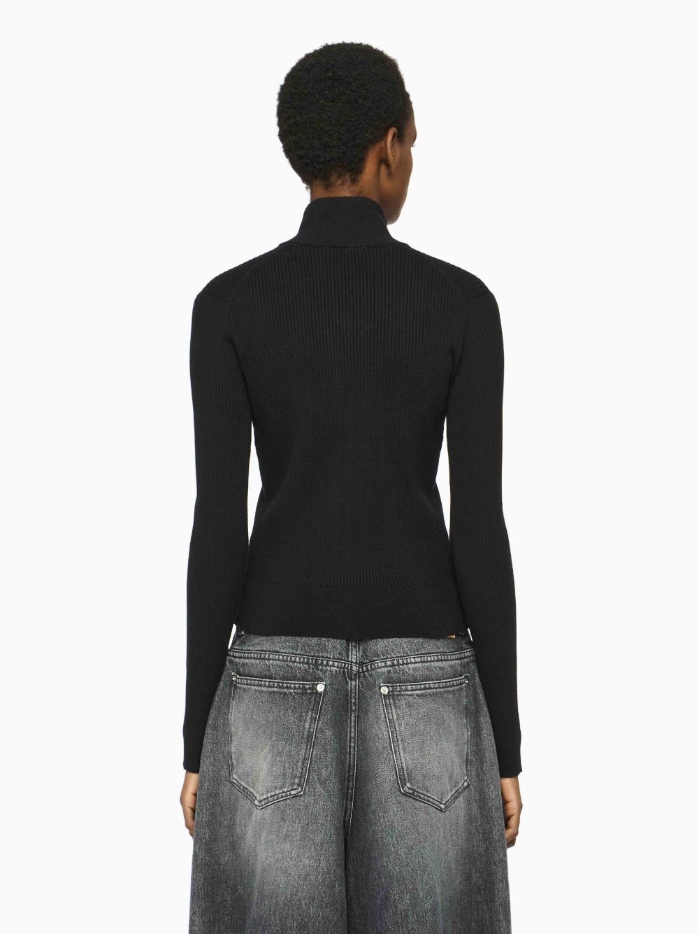 FITTED ZIP UP CARDIGAN - 3
