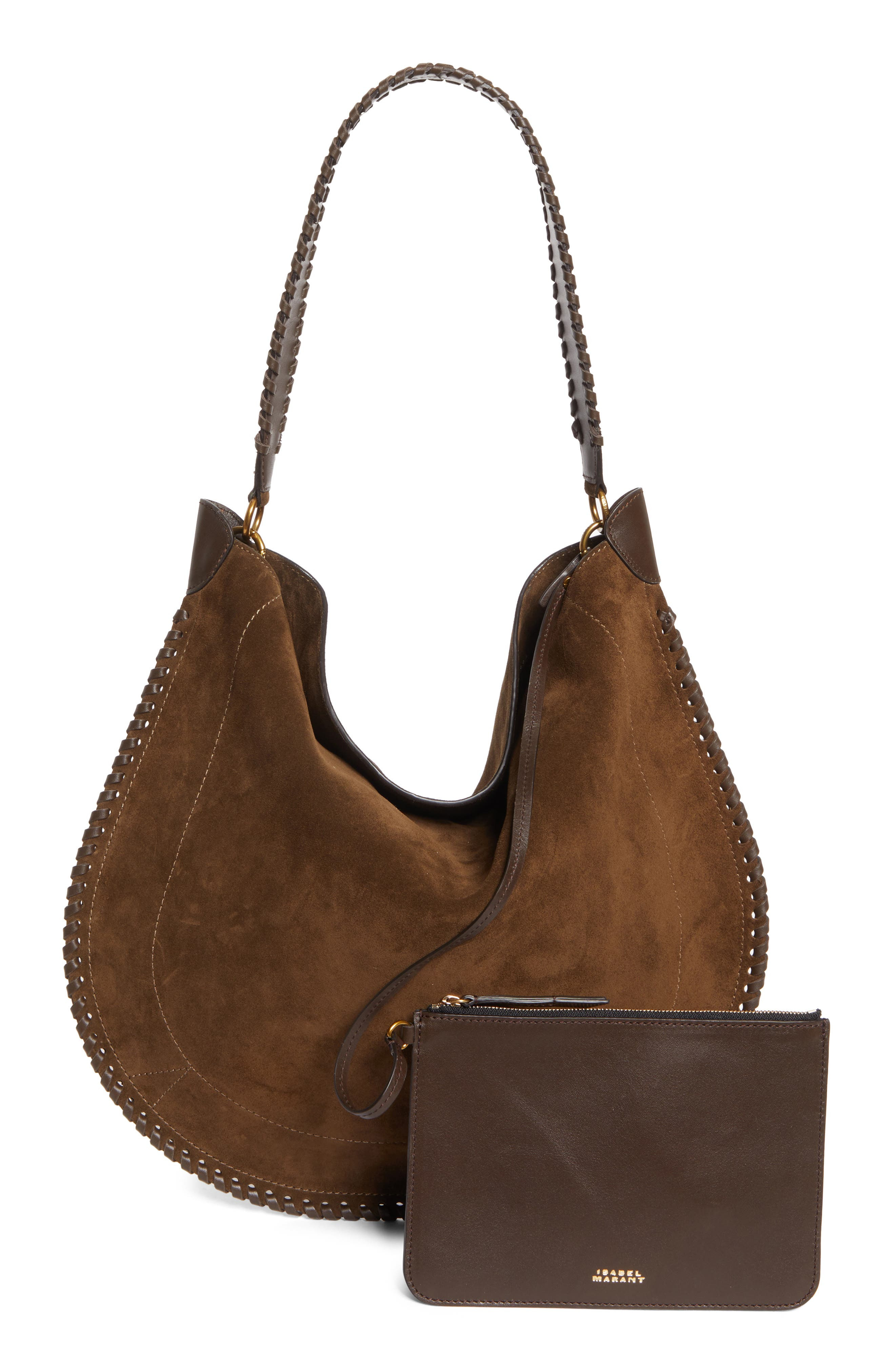 Isabel Marant Oskan Hobo Bag in Bronze at Nordstrom - 4