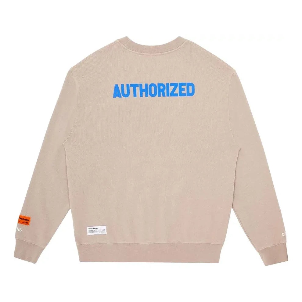 HERON PRESTON Heron Af Crew Sweatshirt 'Taupe' HMBA014R21JER0036145 - 2