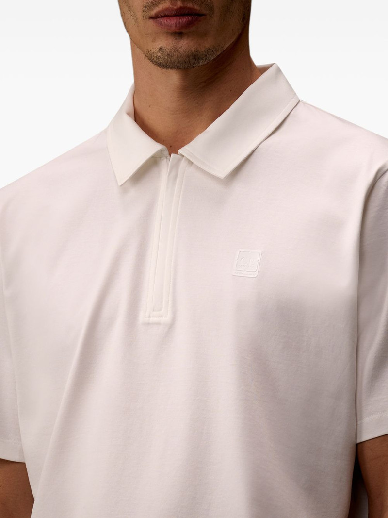 logo-embroidered polo shirt 5