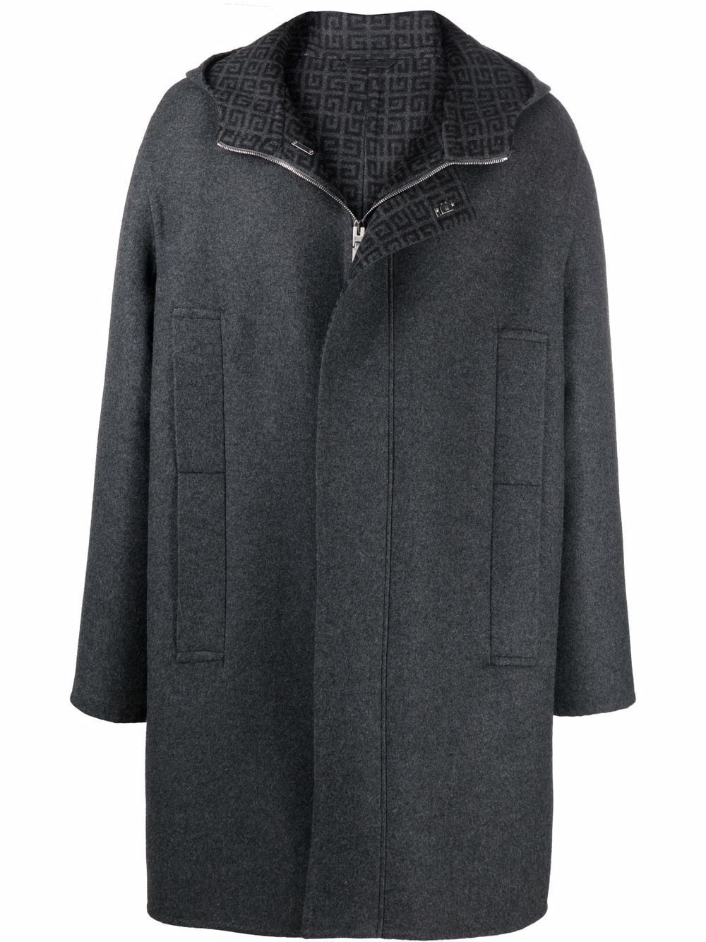 wool duffle coat - 1