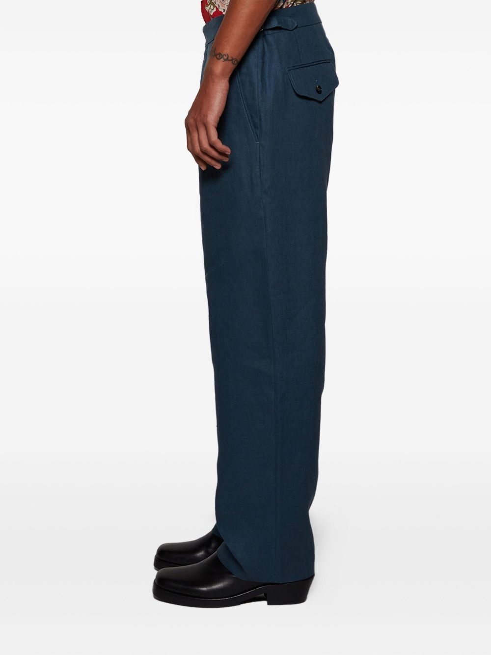 linen trousers - 4
