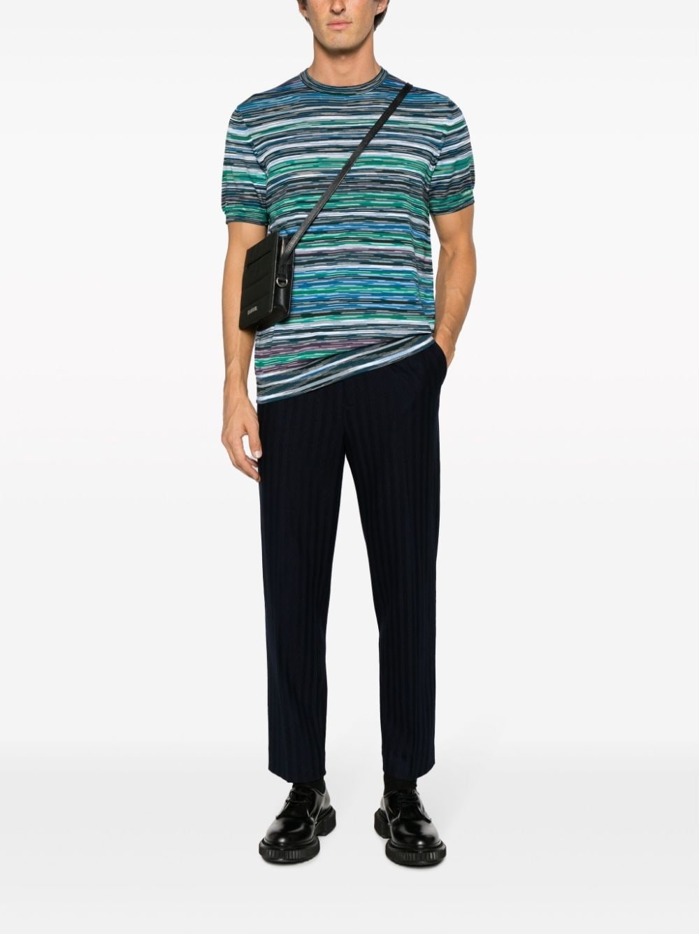striped cotton t-shirt - 2