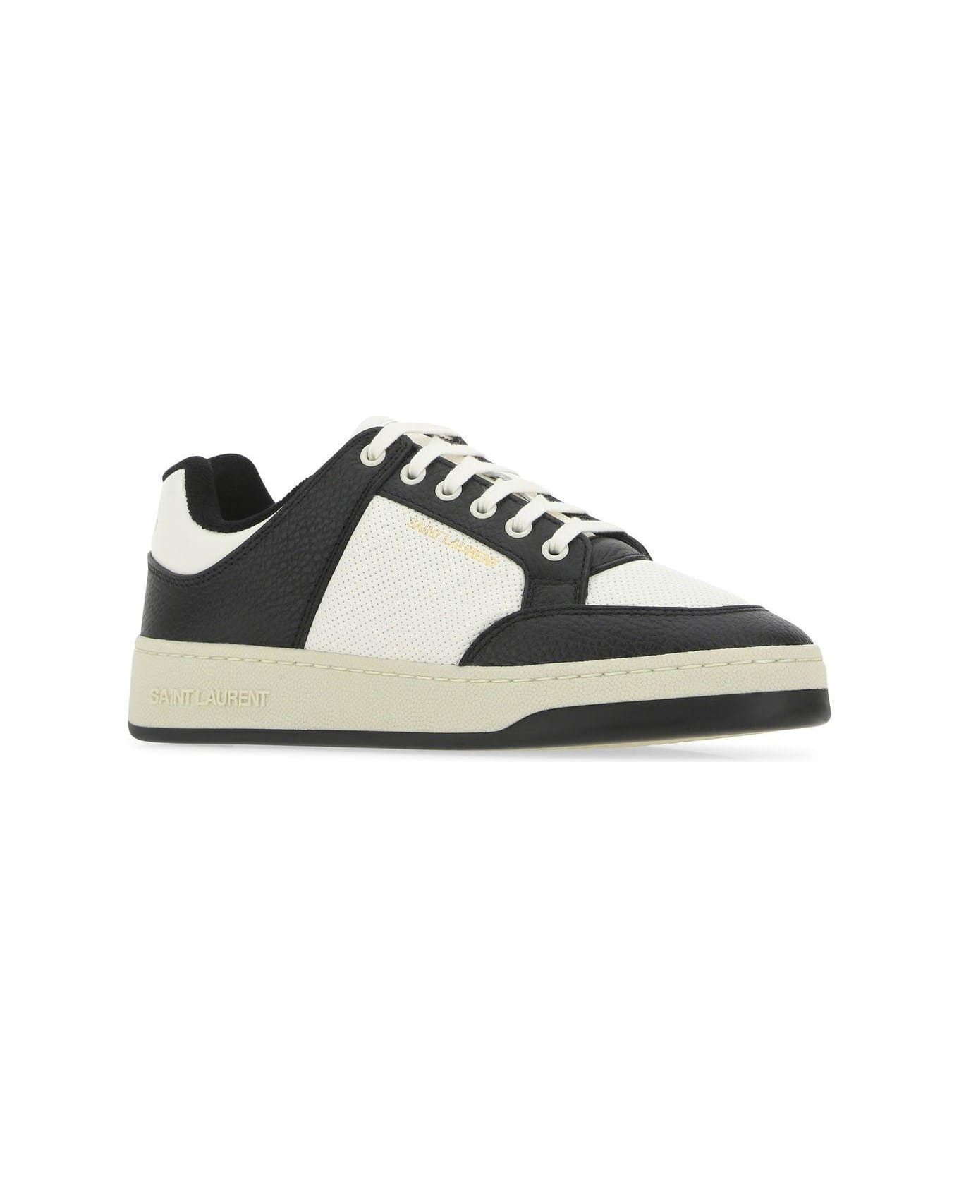 Two-tone Leather Sl/61 Sneakers - 2