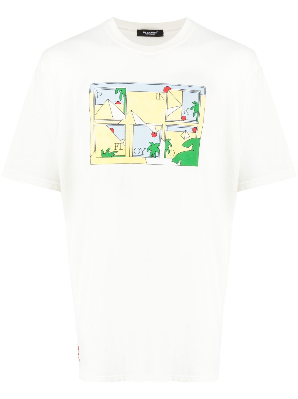 slogan-print cotton T-shirt - 1