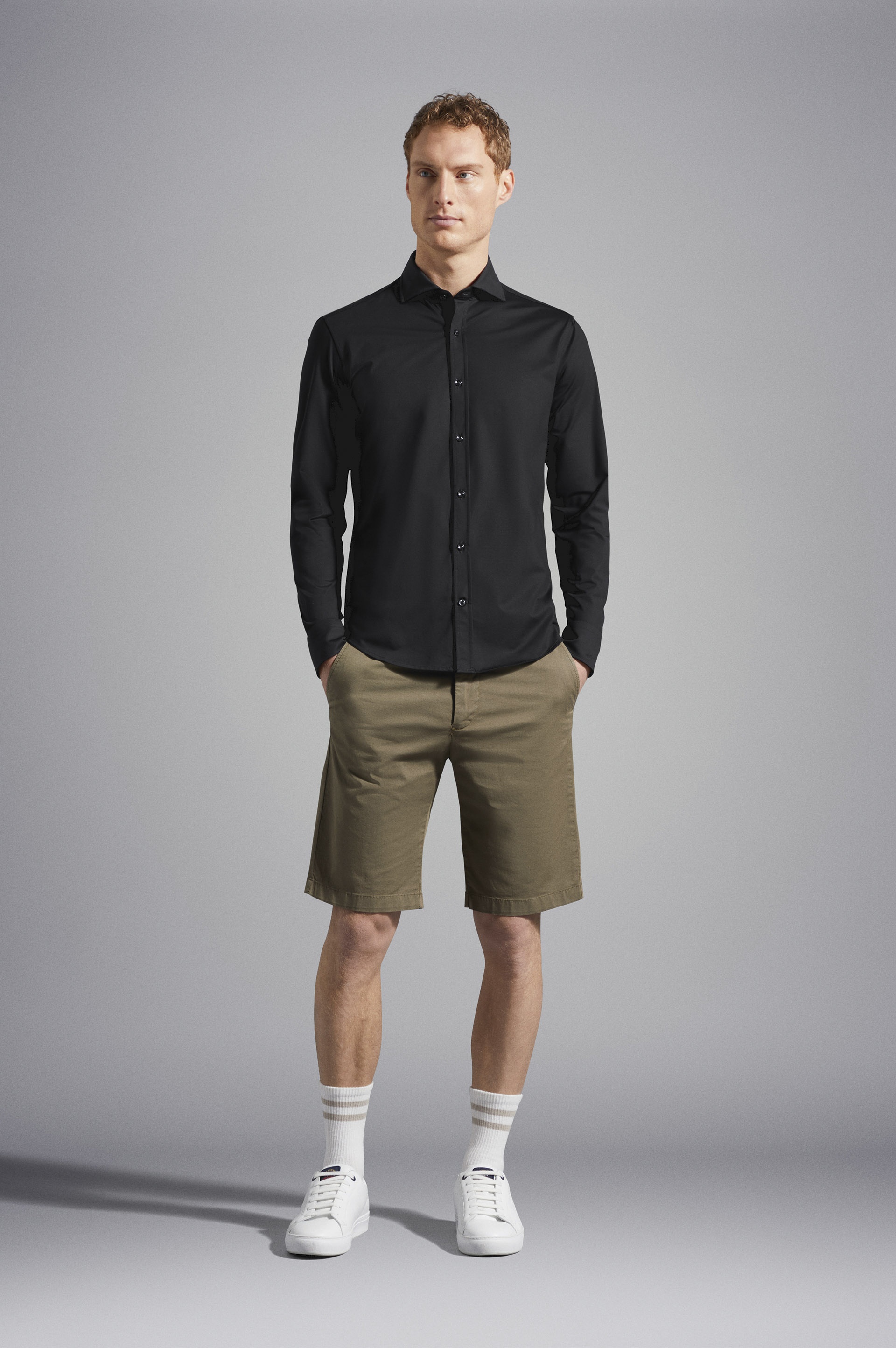 STRETCH COTTON SHIRT - 2