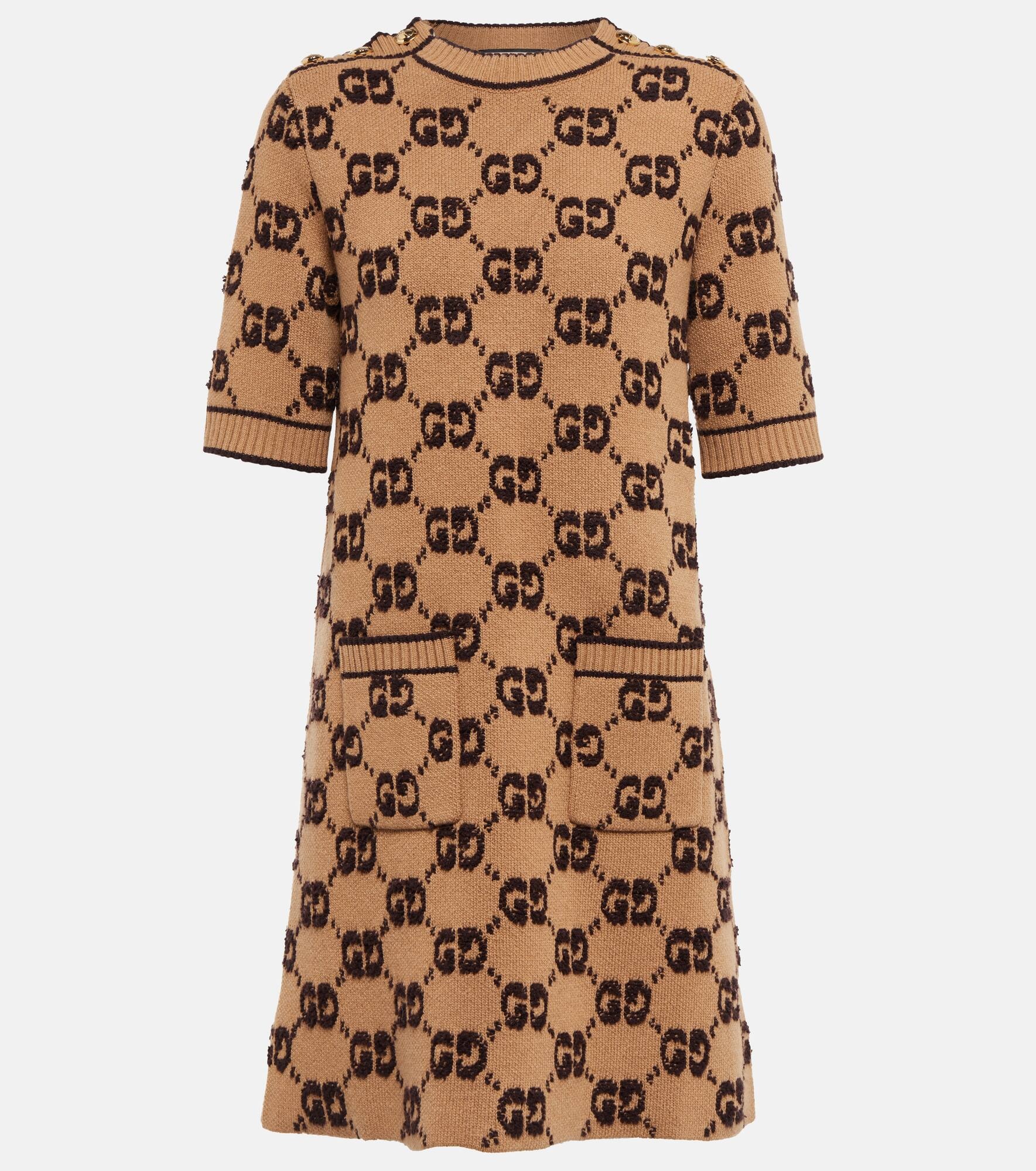 Maxi GG wool minidress - 1