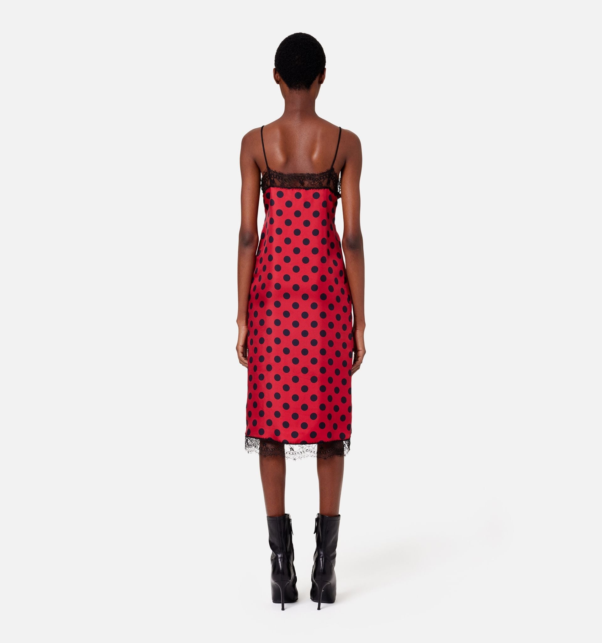 Strap Dress With Lace - 5