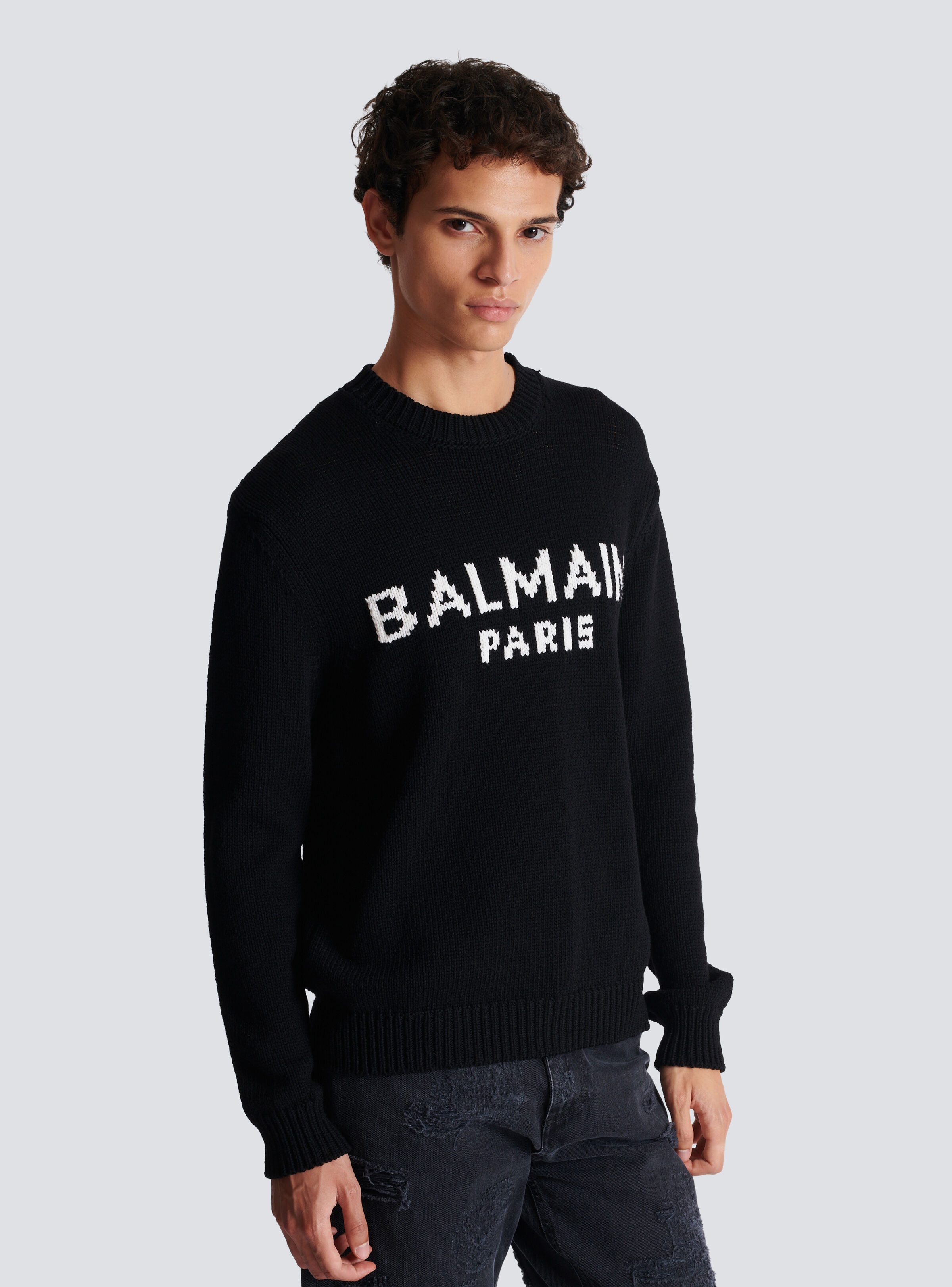 Balmain merino wool jumper - 6