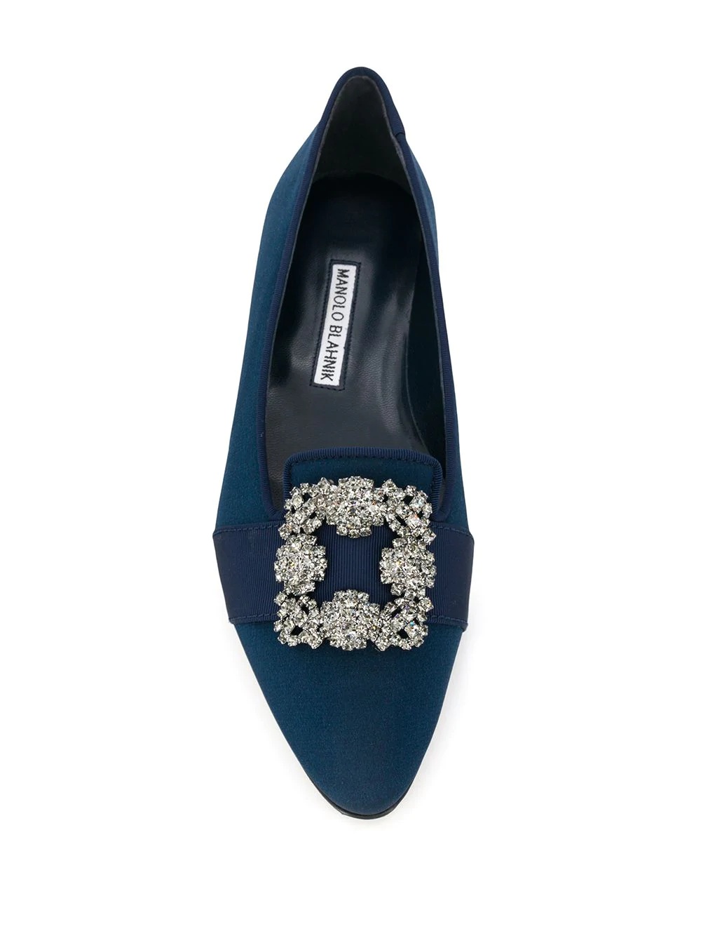 Marria crystal buckle ballerina shoes - 4